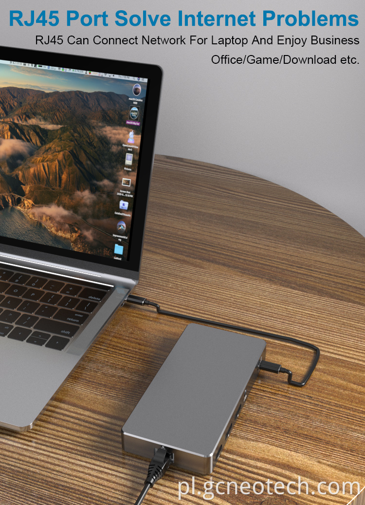 Dock Thunderbolt z kablem Thunderbolt 4 Thunderbolt Dock with Thunderbolt 4 cable